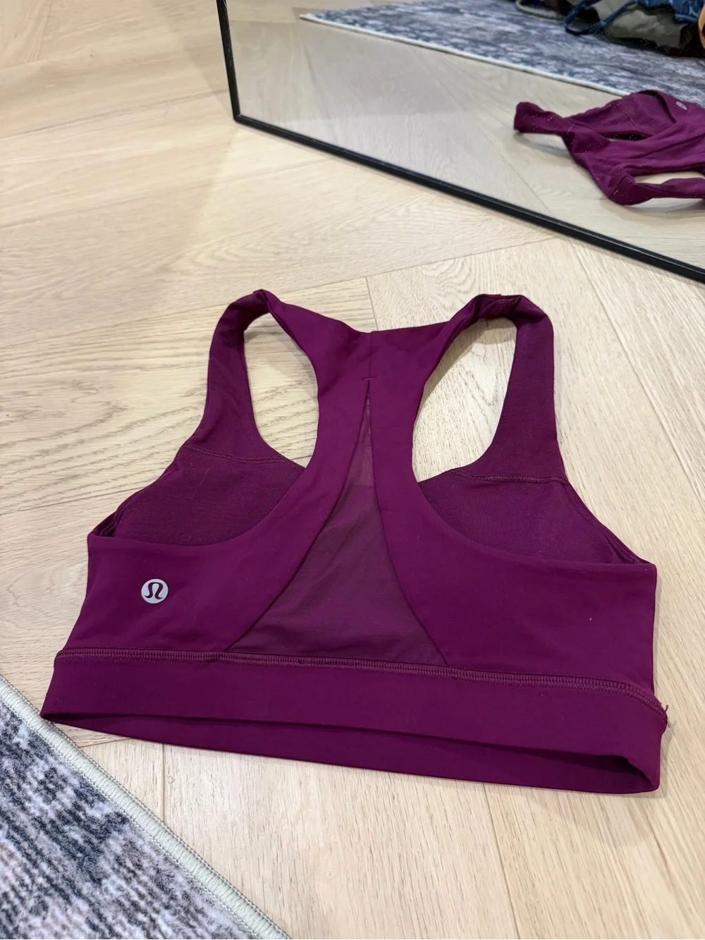 lululemon athletica Plum Racerback Sports Bra